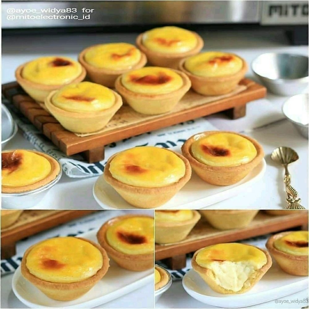 Kue Cheese Hokaido Egg Tart .