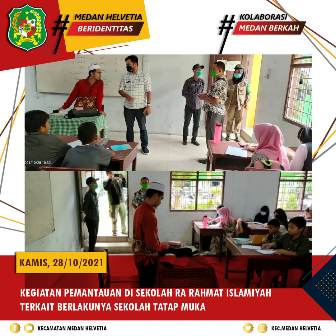 Peninjauan langsung kegiatan sekolah tatap muka 