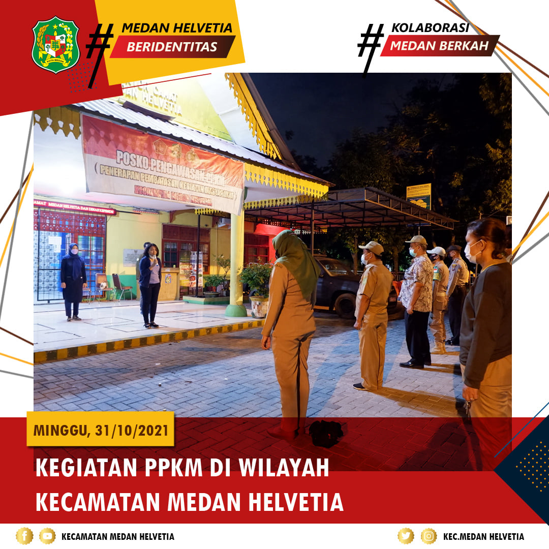 Kegiatan Sosialisasi PPKM Kecamatan Medan Helvetia