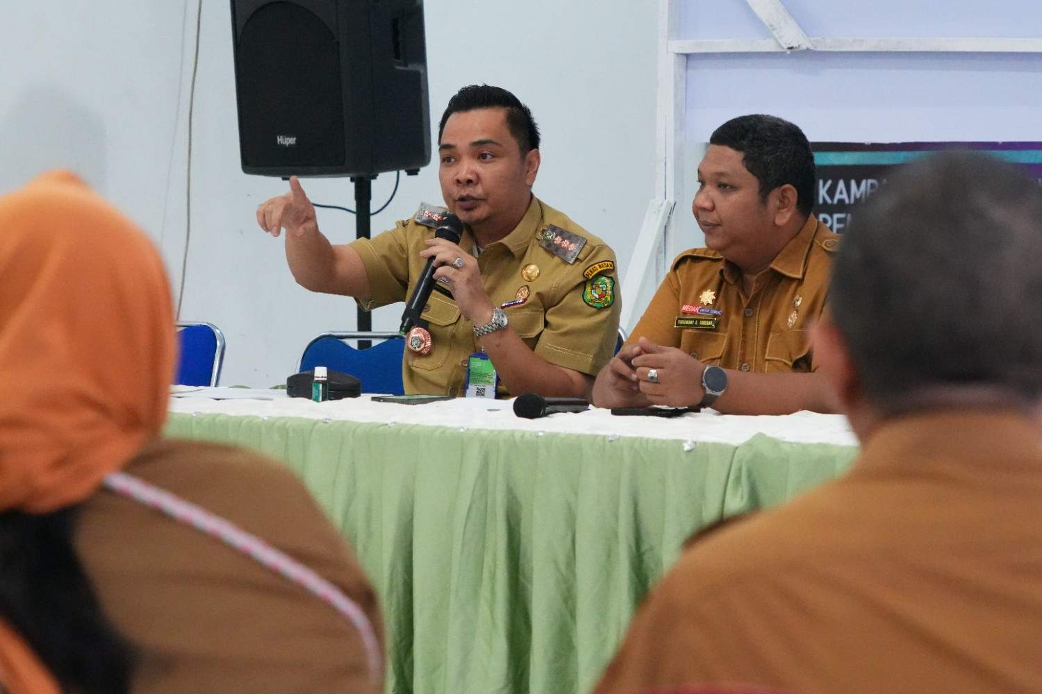 PERKUAT PELAYANAN PUBLIK, KECAMATAN MEDAN HELVETIA LAUNCHING IVOVASI "SAGU KITA" DAN "MAS HELVET"