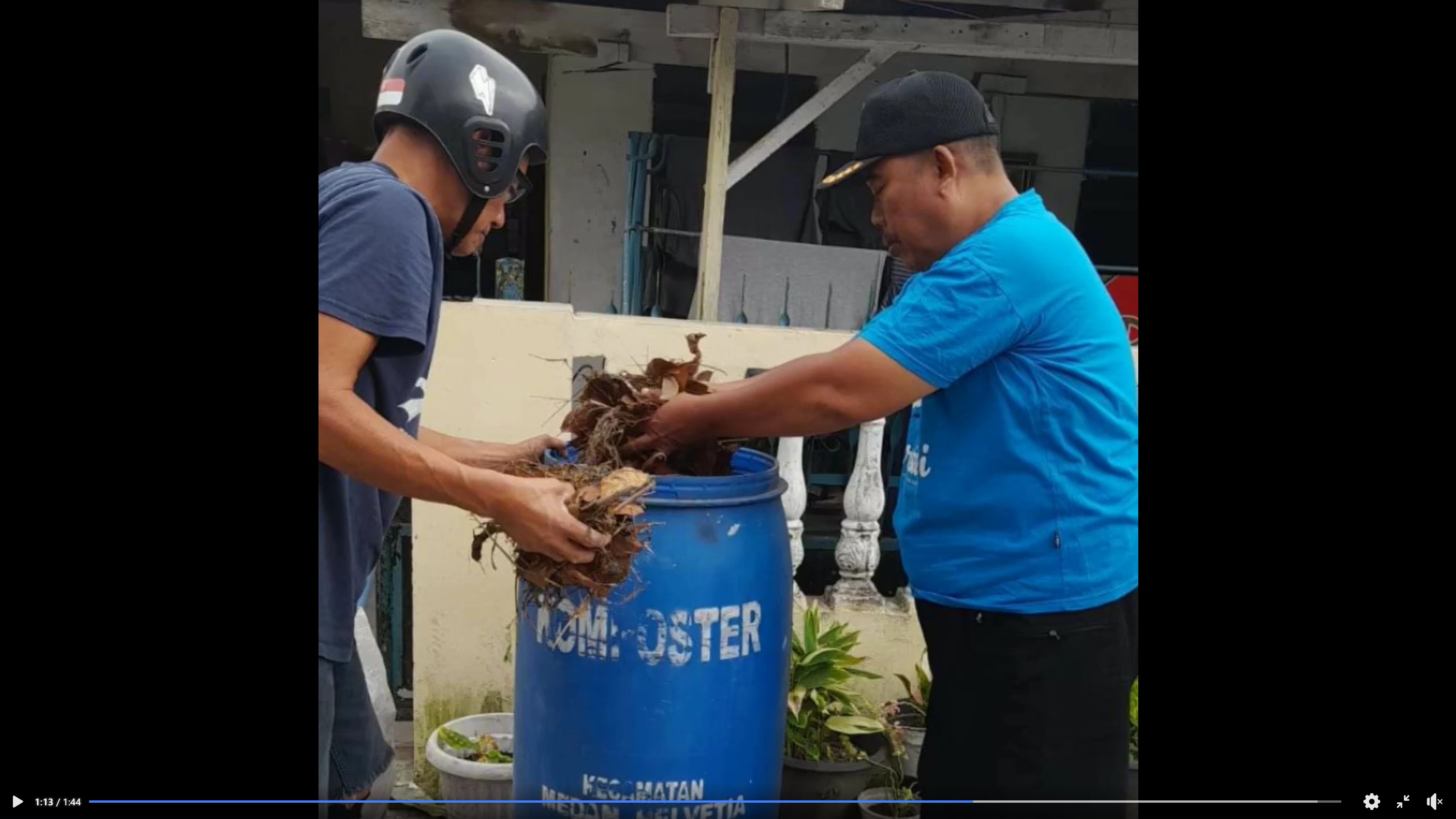 Camat Medan Helvetia, Bapak Putera Ramadan S.STP, Galakkan Program "Cegat Sampah Ditengah" untuk Menangani Sampah Rumah Tangga